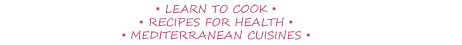 learn to cook