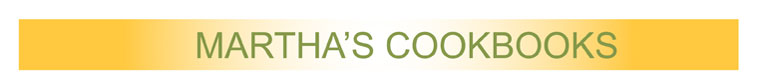 Martha's Cookbooks